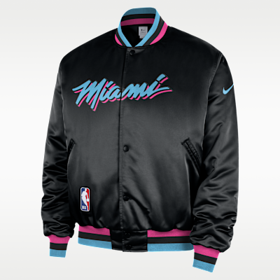 Miami Heat City Edition Men's Nike NBA Premium Jacket. Nike.com
